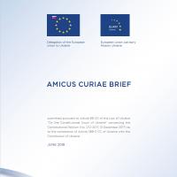 Amicus Curiae “On the Constitutional Court of Ukraine” concerning the Constitutional Petition