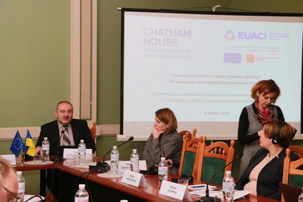 With the support of EUACI the presentation of analytical report «Are Ukraine’s Anti-Corruption Reforms Working?» took place