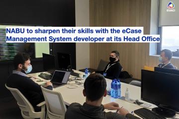 NABU to sharpen their skills with the eCase Management System developer at its Head Office