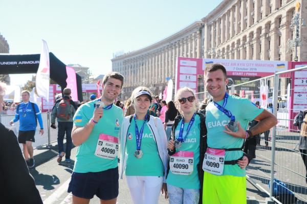 EUACI team ran Wizz Air Kyiv City Marathon