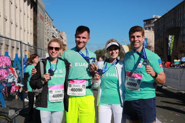 EUACI team ran Wizz Air Kyiv City Marathon