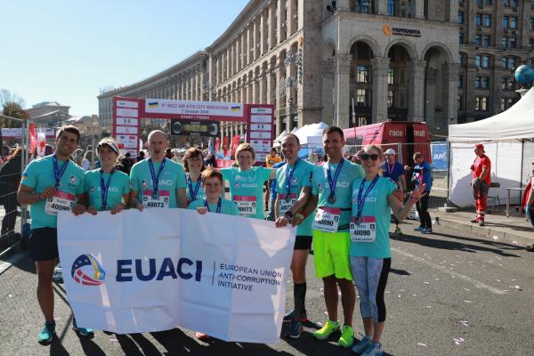 EUACI team ran Wizz Air Kyiv City Marathon